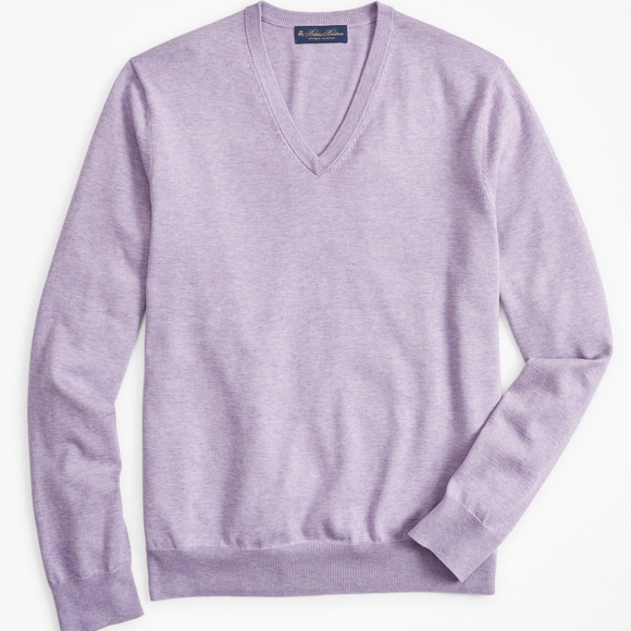Brooks Brothers Other - Brooks Brothers Supima Cotton Knit V-Neck Pullover Sweater